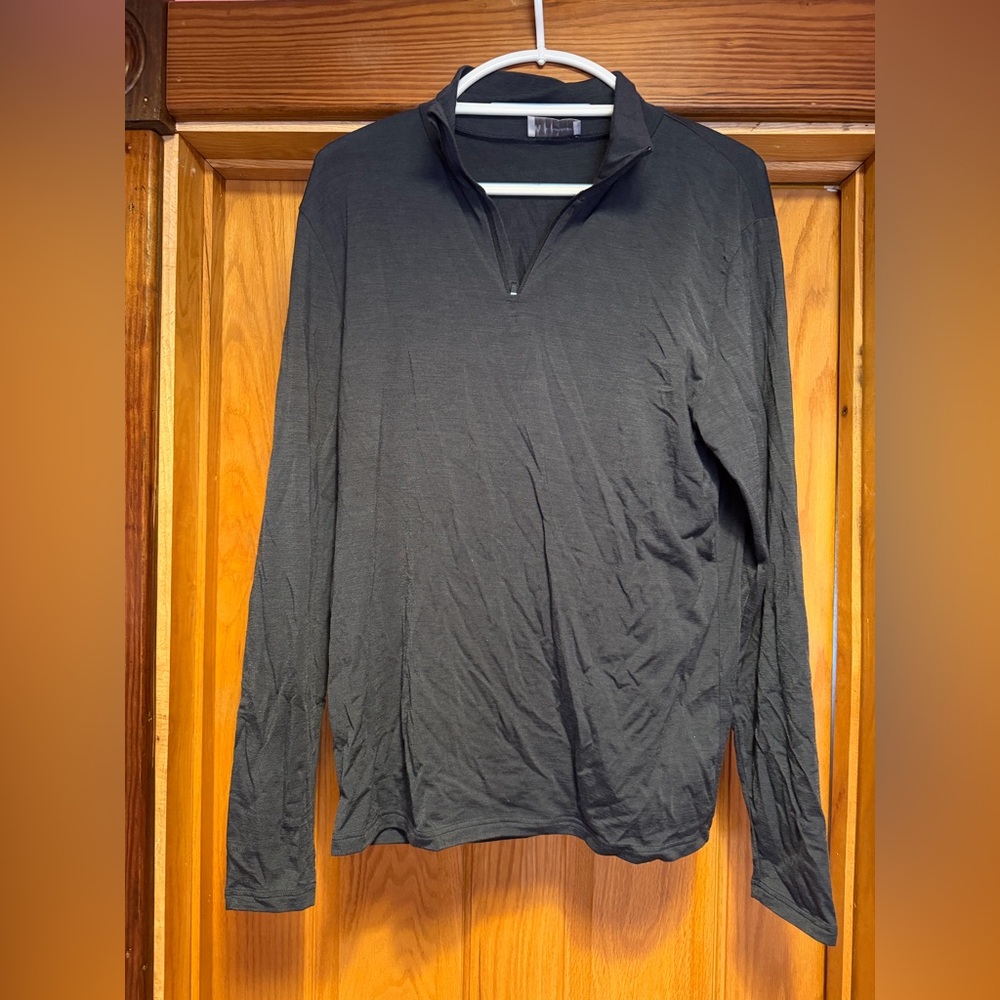 We Norwegian Quarter Zip Medium M Mens Read***